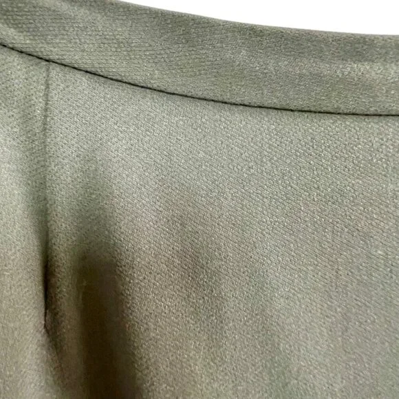Vintage Giorgio Armani 100% Wool Gray Maxi Wrap Skirt Lined Italian EU 42 / US 6 - Picture 7 of 16